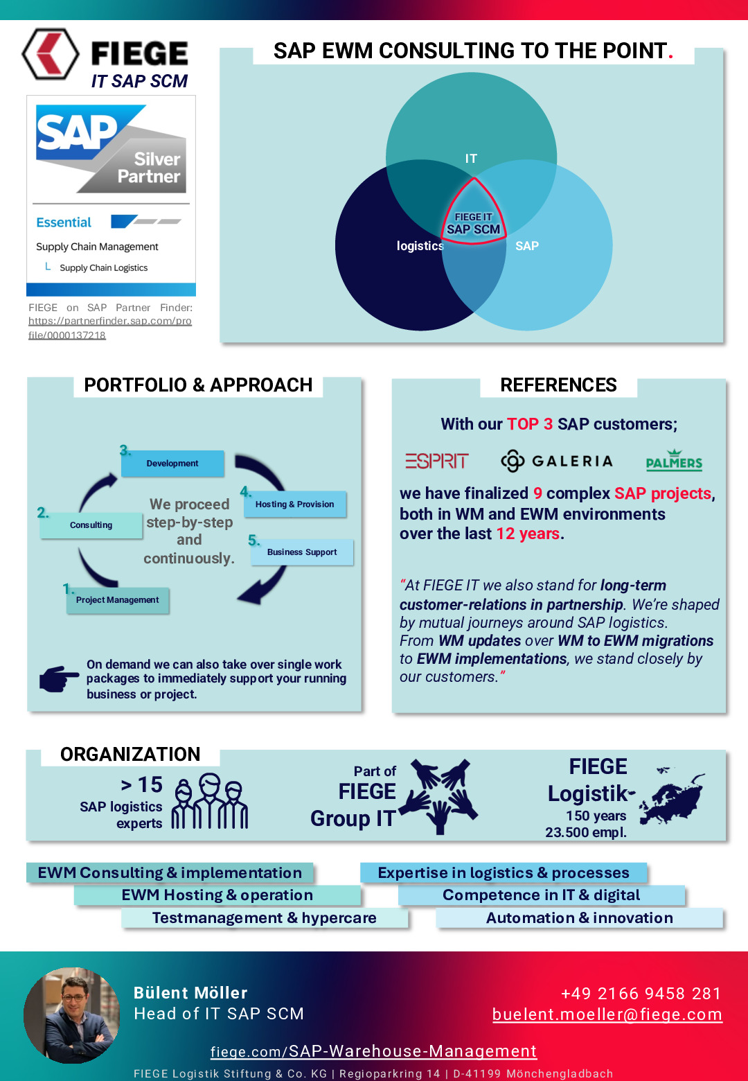 FIEGE IT SAP SCM - One Pager