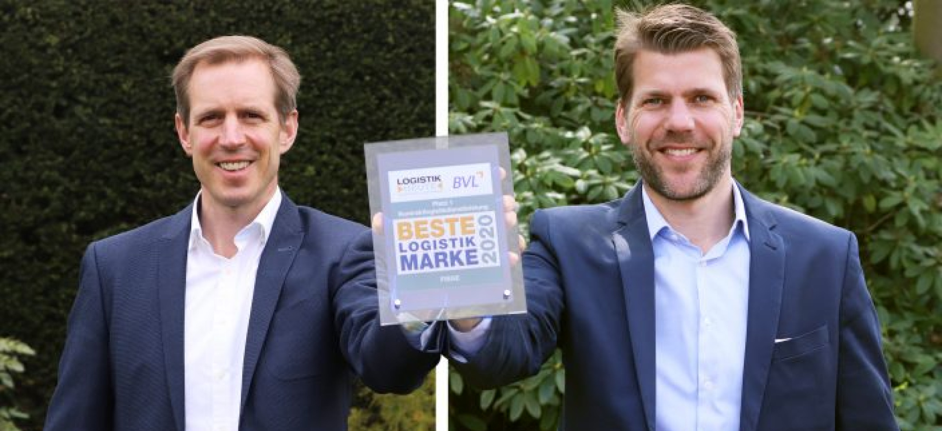 Jens und Felix Fiege mit Award beste Logistik Marke