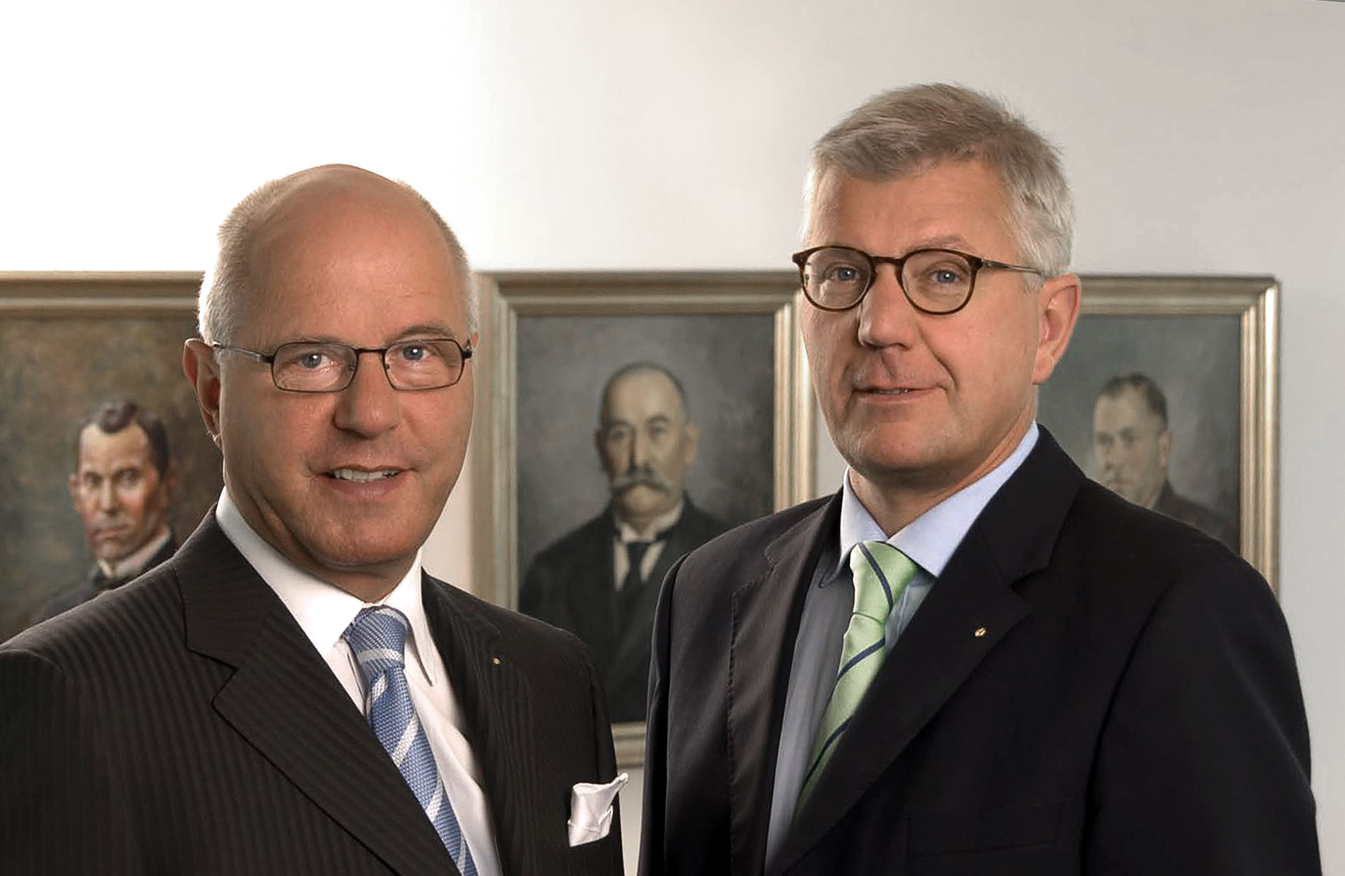 Heinz Fiege und Dr. Hugo Fiege