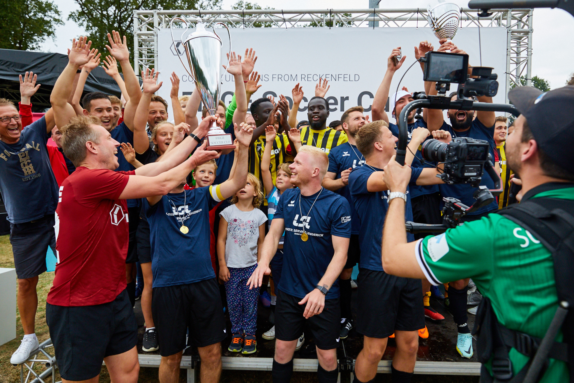 Gruppenbild der Siegerdes Herrenturniers